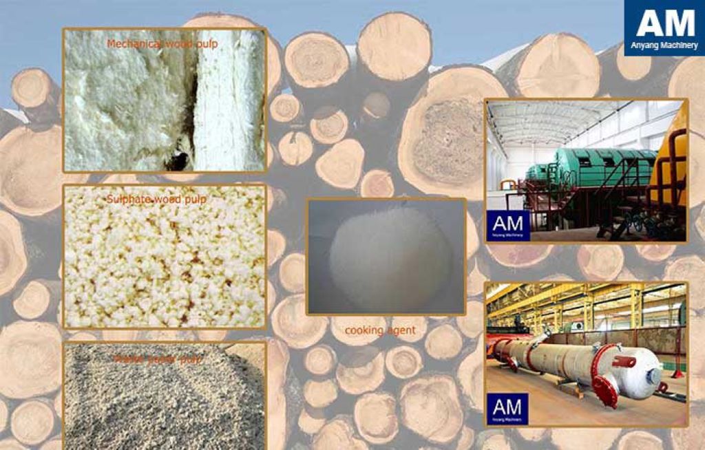 Side-by-side comparison of bamboo paper and wood pulp paper sheets highlighting texture and quality differences