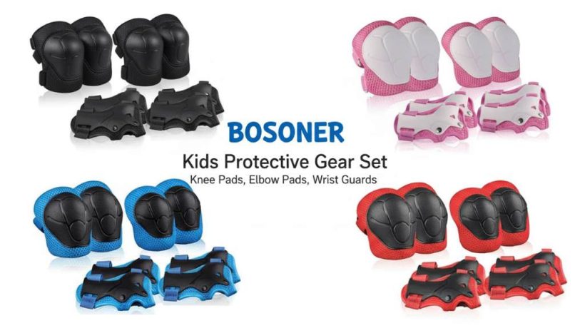 Top Kids Knee and Elbow Pads for Skating: BOSONER Gear Set Breakdown