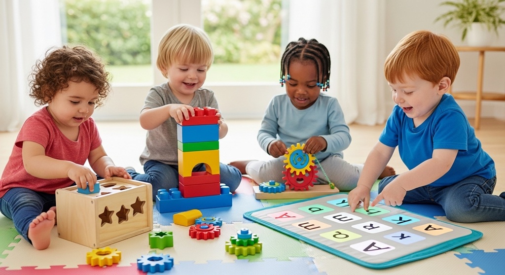 Sensory toys for toddlers improving early brain development