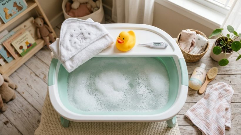 How to Use a Foldable Baby Bath Tub in Small Apartments Like a Pro