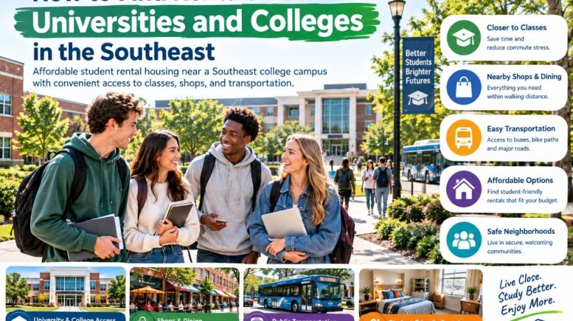 How to Find Rentals Near Universities and Colleges in the Southeast